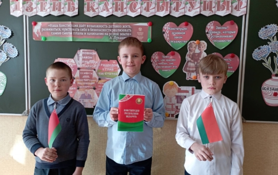 Единый урок, посвященный Дню Конституции Республики Беларусь